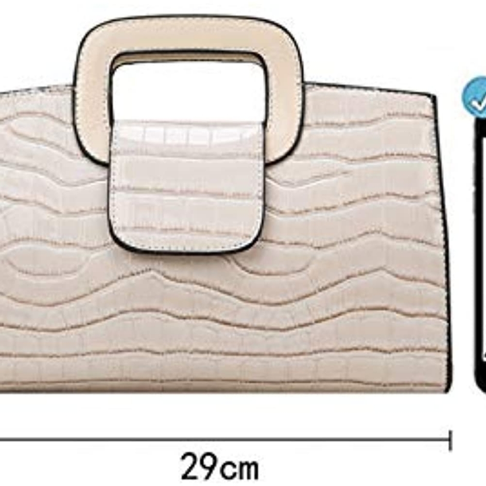 ๐ฅ Women Vintage Flap Tote Top Handle Satchel Handbags PU Leather Clutch - Picture 6 of 7